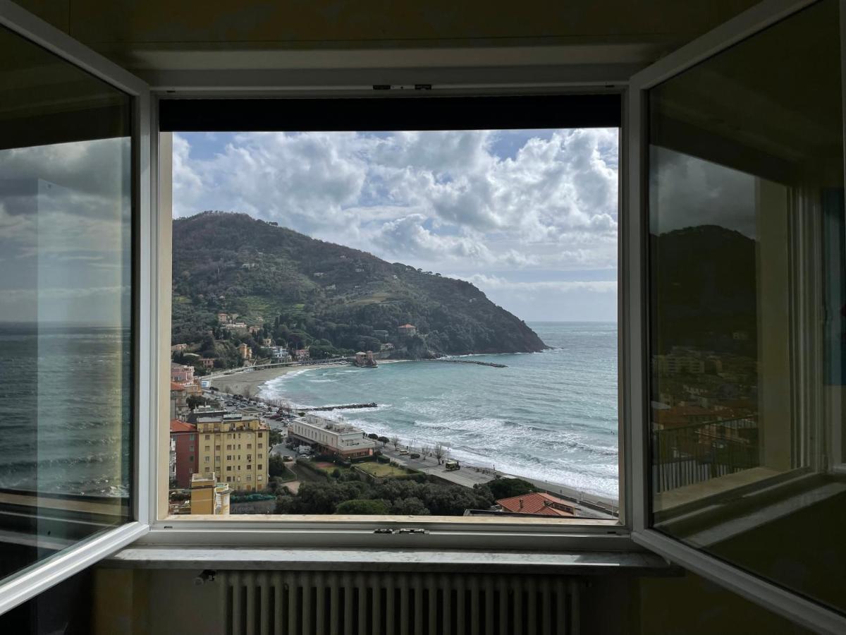 Ferienwohnung Ocean View Flat With Wi-Fi, Ac And Elevator To Town Levanto Exterior foto